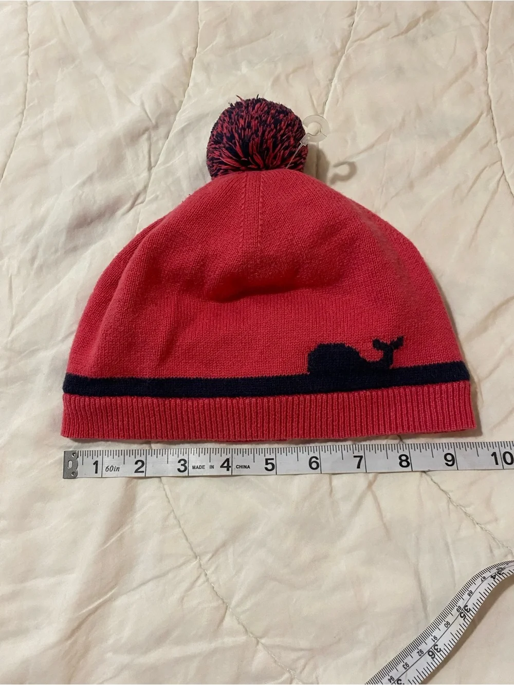 Vineyard Vines 2012 Cashmere Blend Whale Pom Beanie Kid’s L XL